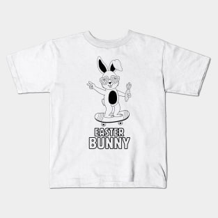 Easter Bunny. Funny and Cool Easter Design Kids T-Shirt